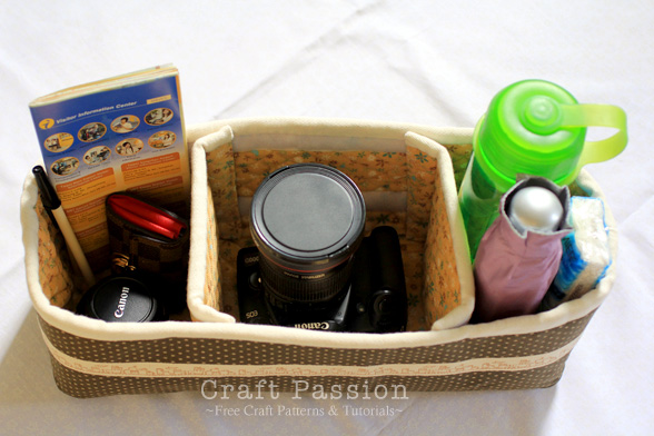 purse organizer insert pattern