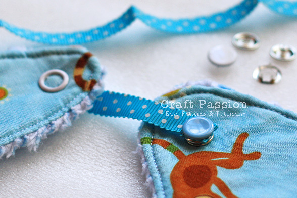 snap button bib extension