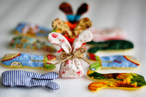 bunny sachet pattern