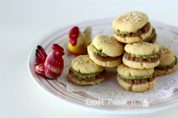hamburger cookie recipe
