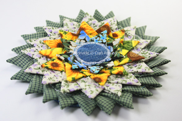 sunburst Triangle Fold Coaster