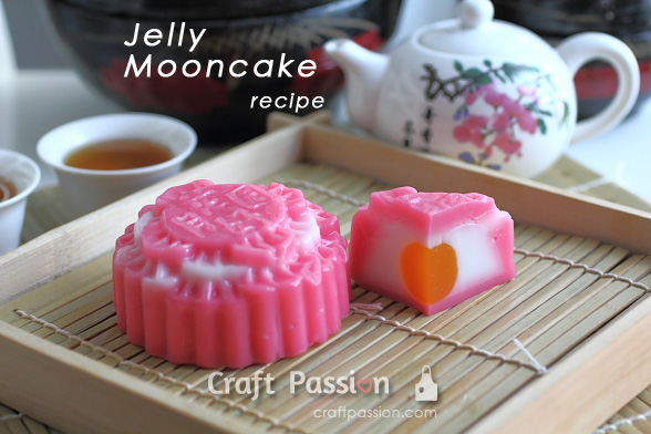 strawberry jelly mooncake recipe