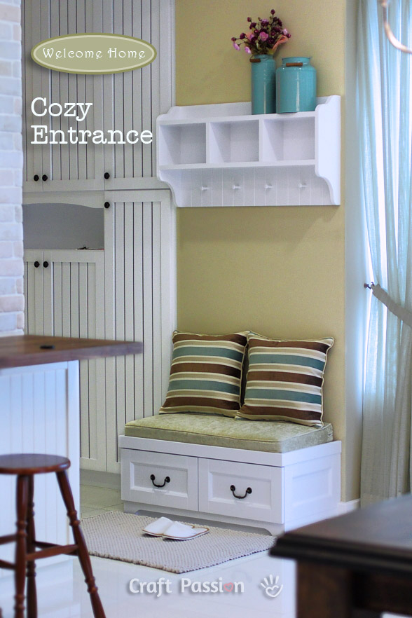 cozy entrance with floor mat