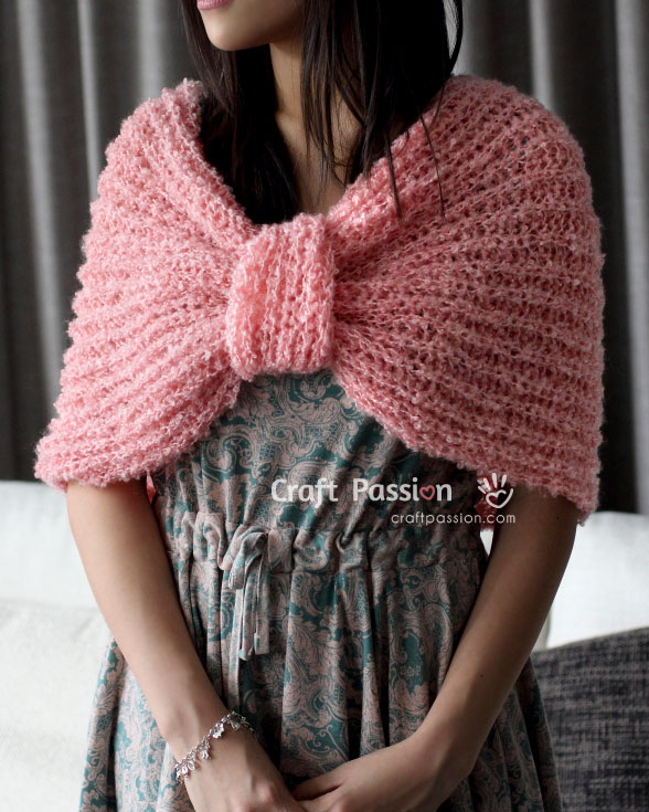 knit shoulder warmer