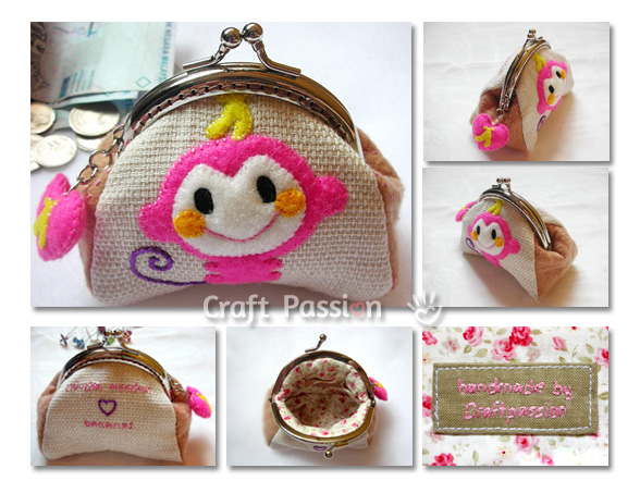 monkey coin purse