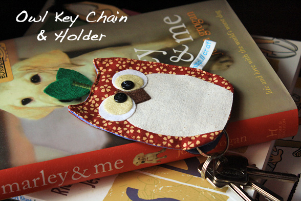 owl key pouch pattern