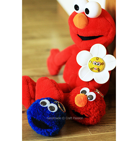 Pom-Pom Elmo cookie monster