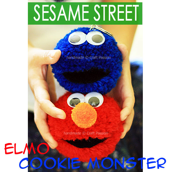 make pom-pom elmo