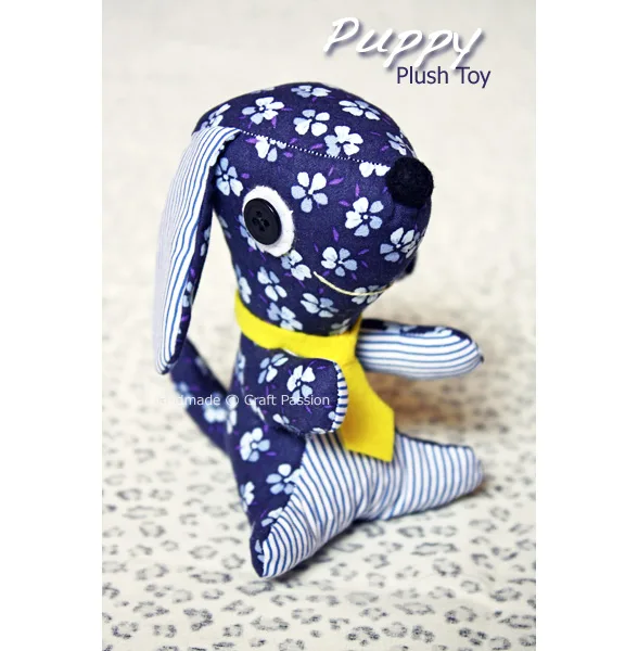 stuffed puppy pattern