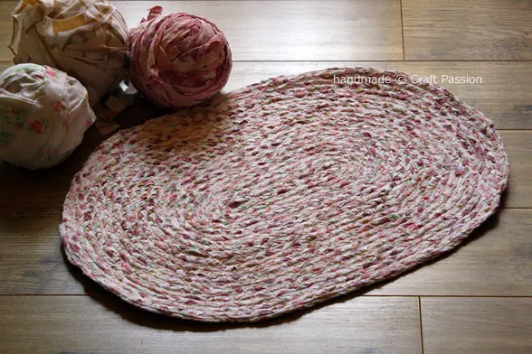 braided rag rug