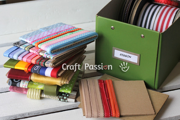 ribbon storage idea