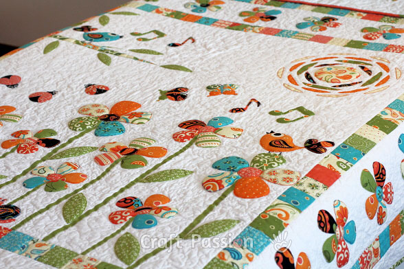 secret garden quilt