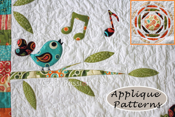 songbird applique patterns