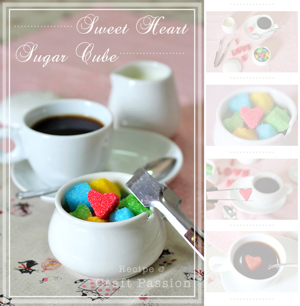 Sweet Heart Sugar Cubes