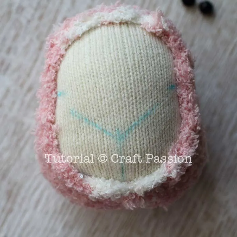 sock sheep eyes
