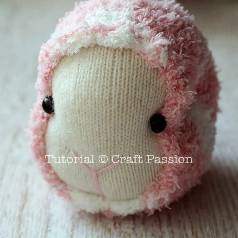 sock sheep head
