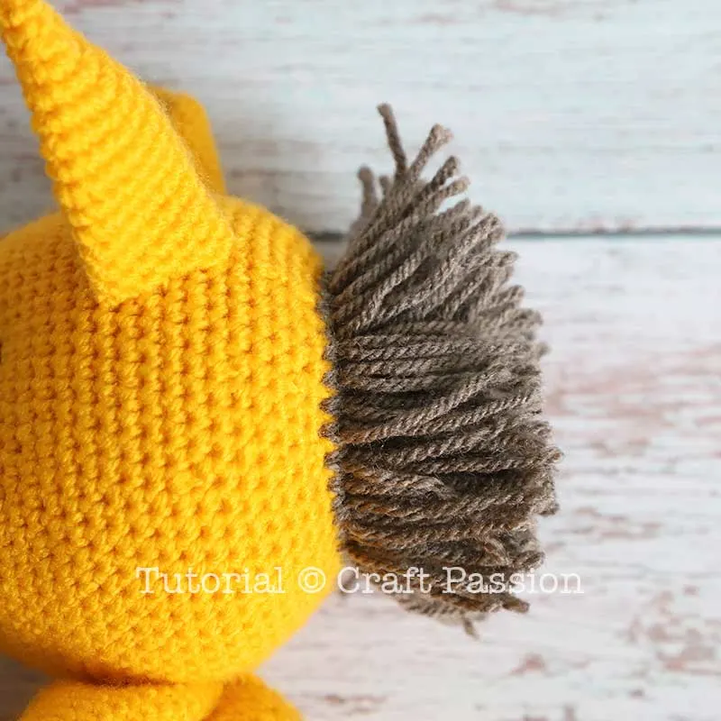 amigurumi lion