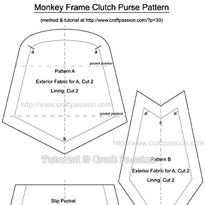 Monkey-Frame-Clutch-Pattern