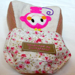 turn purse inside out