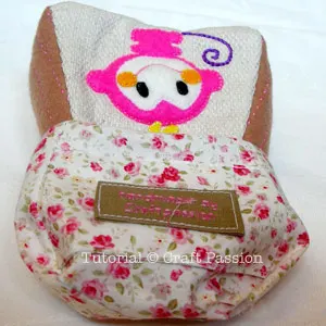 turn purse inside out