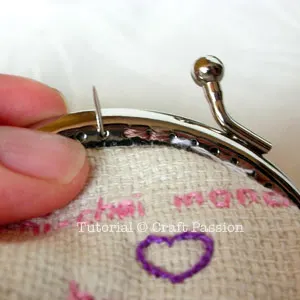 Attach metal frame