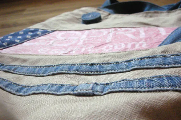 Recycled Material Tote Bag