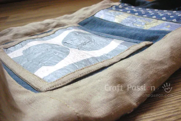 Recycled Material Tote Bag