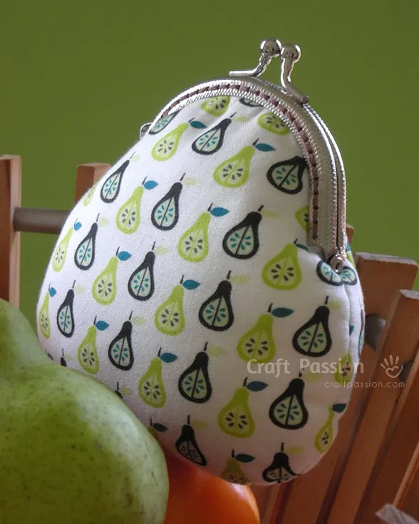 pear coin purse