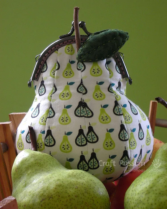 pear coin purse