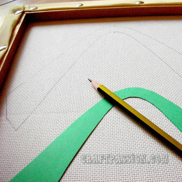 Tracing beaded shoes kasut manek template