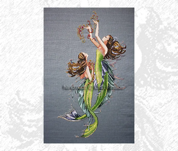 mermaid cross stitch