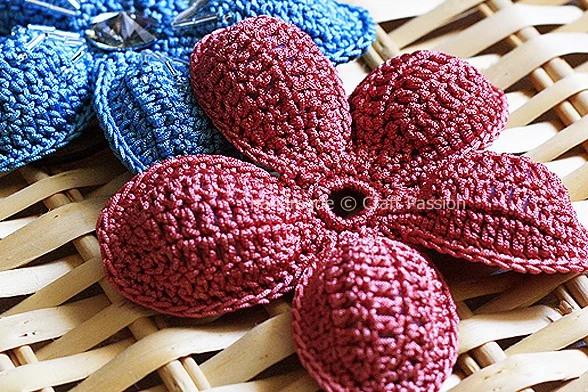 5 Petals Flower 2 5 Petal Flower crochet pattern
