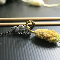 Learn how to knit a scarf that's super soft and warm with Pom Pom yarn. It is a quick project and you only need to know how to do the knit stitch.