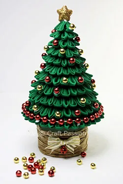 fabric christmas tree