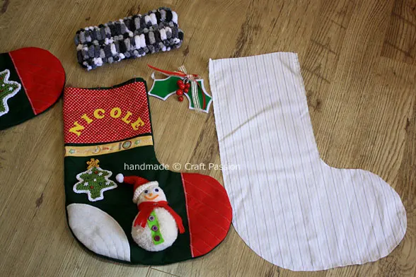 Christmas-Stocking-WIP DIY Christmas Stocking