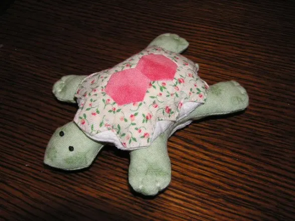 small turtle pincushion