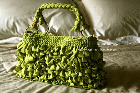 crochet shaggy bag