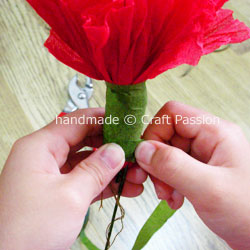 tissue carnation WIP11 tissue paper flowers