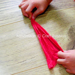 tissue carnation WIP5 tissue paper flowers