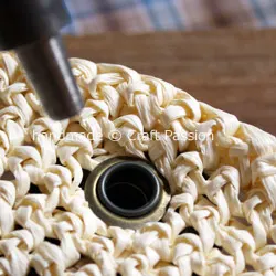 Crochet Straw Raffia Tote Bag Tutorial Free Pattern