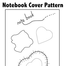 Note Book Cover Pattern Tutorial