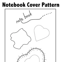 Note Book Cover Pattern Tutorial
