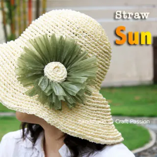 crochet sun hat