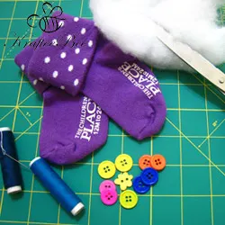 Materials for Sewing Sock Kitty