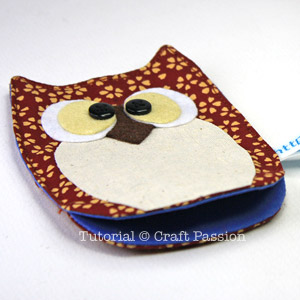 Sewing Owl Key Chain Holder