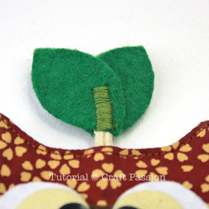 Sewing Owl Key Chain Holder