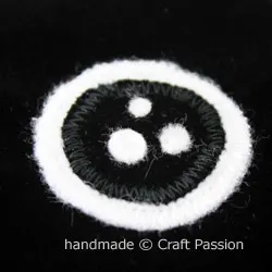 Sew Eye Sewing Puffer Fish From Microfiber Chenille Mitten