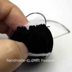 Stuff Eye Sewing Puffer Fish From Microfiber Chenille Mitten