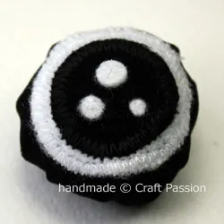 Sewing Puffer Fish From Microfiber Chenille Mitten