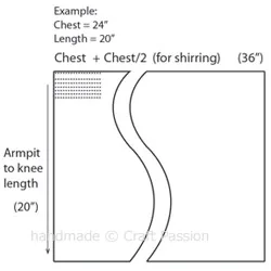 Shirred Sundress pattern Tutorial